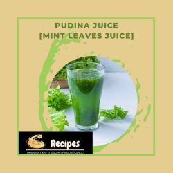 pudina juice [mint leaves juice]